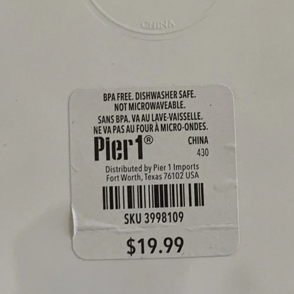 Pier 1 Imports Green Succulent Cactus Melamine Serving Bowl, Tray & Small Bowl